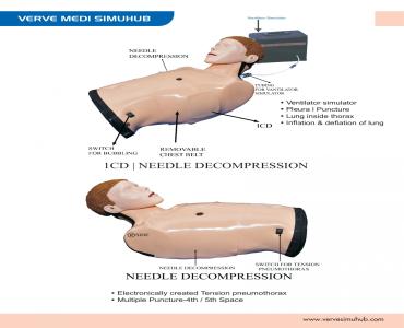 ICD – CHEST TUBE TRAINER / NEEDLE DECOMPRESSION